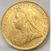 AUSTRALIA 1899 . ONE 1 SOVEREIGN . SYDNEY . GOLD
